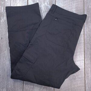 prAna Pants Mens 40x32 Gray Zion Convertible Cargo Outdoor Hiking Lightweight